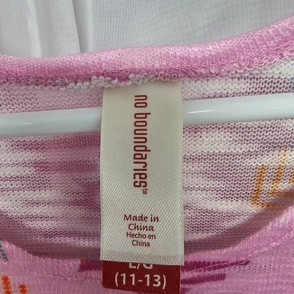 Rainbow Aztec Tropical Knit Tank Top Colorful Beach Island Vacation L - Picture 8 of 11